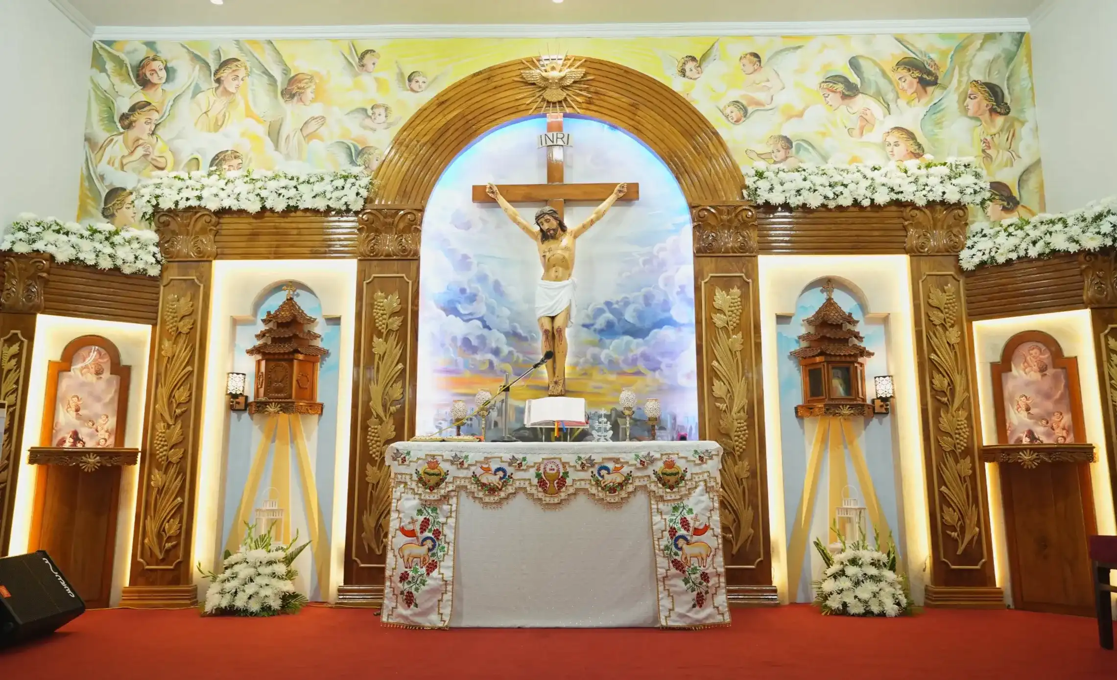 The altar of St. Joseph's Church, Airoli